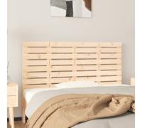 vidaXL Wall Headboard 141x3x63 cm Solid Wood Pine