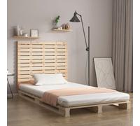 vidaXL Wall Headboard 141x3x91.5 cm Solid Wood Pine
