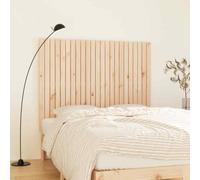 vidaXL Wall Headboard 146.5x3x110 cm Solid Wood Pine