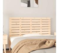Vidaxl Wall Headboard 146X3X63 Cm Solid Wood Pine, Brown