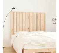 vidaXL Wall Headboard 159.5x3x110 cm Solid Wood Pine (824948), Brown