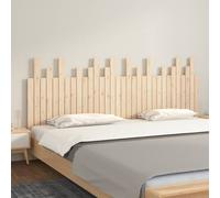 vidaXL Wall Headboard 204x3x80 cm Solid Wood Pine