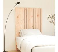 vidaXL Wall Headboard 95.5x3x110 cm Solid Wood Pine