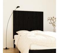 (black, 127.5 x 3 x 110 cm) vidaXL Solid Wood Pine Wall Headboard Bed Header Multi Colours Multi Sizes