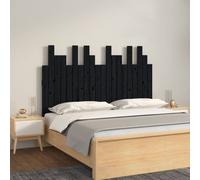 (black, 127.5 x 3 x 80 cm) vidaXL Solid Wood Pine Wall Headboard Bedroom Bed Header Multi Colours/Sizes