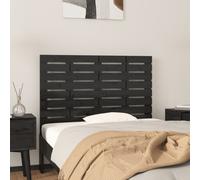 Vidaxl Wall Headboard Black 96X3X63 Cm Solid Wood Pine, Black
