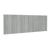 vidaXL Wall Headboard Grey Sonoma 240x1,5x80 cm Engineered Wood