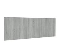 vidaXL Wall Headboard Home Bedroom Furniture Accessory Decorative Bed Panel Header Decor Headboard Grey Sonoma 240x1.5x80 cm Engineered Wood