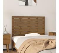 vidaXL Wall Headboard Honey Brown 106x3x63 cm Solid Wood Pine