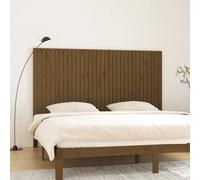 (honey brown, 204 x 3 x 110 cm) vidaXL Solid Wood Pine Wall Headboard Bed Header Multi Colours Multi Sizes