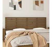 Vidaxl Wall Headboard Honey Brown 206X3X63 Cm Solid Wood Pine