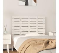 vidaXL Wall Headboard White 106x3x63 cm Solid Wood Pine