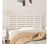 (white, 126 x 3 x 63 cm) vidaXL Wall Headboard Bedroom Bed Header Decor Bed Headboard Solid Wood Pine