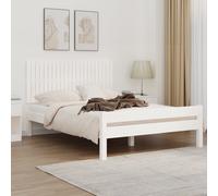vidaXL Wall Headboard White 140x3x60 cm Solid Wood Pine
