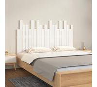 vidaXL Wall Headboard White 140x3x80 cm Solid Wood Pine