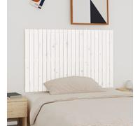 vidaXL Wall Headboard White 140x3x90 cm Solid Wood Pine