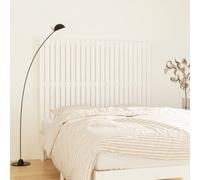 vidaXL Wall Headboard White 146.5x3x110 cm Solid Wood Pine