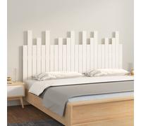 vidaXL Wall Headboard White 159.5x3x80 cm Solid Wood Pine