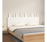 vidaXL Wall Headboard White 185x3x80 cm Solid Wood Pine