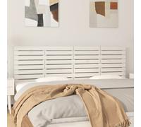 (white, 206 x 3 x 63 cm) vidaXL Wall Headboard Bedroom Bed Header Decor Bed Headboard Solid Wood Pine