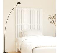vidaXL Wall Headboard White 95.5x3x110 cm Solid Wood Pine