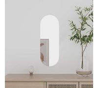 vidaXL Wall Mirror 15x40 cm Glass Oval