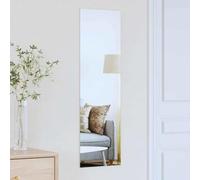 vidaXL Wall Mirror 30 x 100 cm Tempered Glass, Modern Wall Mirror, Elegant Reflective Decor Piece, Minimalist Bathroom, Stylish Indoor for Home Enhancing