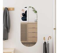 vidaXL Wall Mirror 30x70 cm Glass Oval