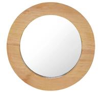 Vidaxl Wall Mirror 40 Cm Teak Round