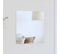 vidaXL Wall Mirror 40 x 40 cm Tempered Glass, Modern Wall Mirror, Elegant Reflective Decor Piece, Minimalist Bathroom, Stylish Indoor for Home Enhancing