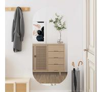 (45 x 100 cm) vidaXL Mirror Dressing Room Make up Vanity Mirror Bedroom Wall Mirror Glass