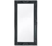 vidaXL Wall Mirror Baroque Style 100x50 cm Black
