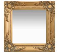 Vidaxl Wall Mirror Baroque Style 40X40 Cm Gold