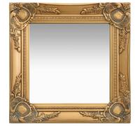 vidaXL Wall Mirror Baroque Style 40x40 cm Gold