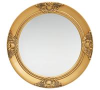 vidaXL Wall Mirror Baroque Style 50 cm Gold UK NEW