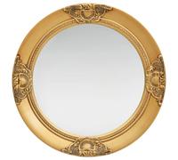 vidaXL Wall Mirror Baroque Style 50 cm Gold Hanging Mirror Antique Mirror