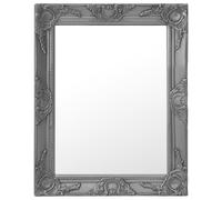 vidaXL Wall Mirror Baroque Style 50x60 cm Black
