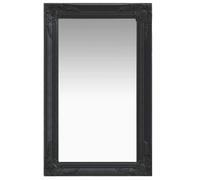 vidaXL Wall Mirror Baroque Style 50x80 cm Black