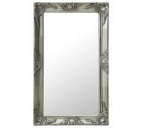 vidaXL Wall Mirror Baroque Style 50x80 cm Silver