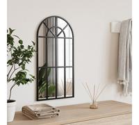 vidaXL Wall Mirror Black 30x60 cm Arch Iron NEW