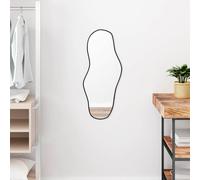 vidaXL Wall Mirror Black 70x30 cm