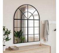 Vidaxl Wall Mirror Black 80X100 Cm Arch Iron