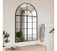 Vidaxl Wall Mirror Black 80X120 Cm Arch Iron