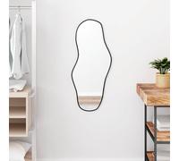 vidaXL Wall Mirror Black 80x35 cm
