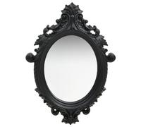 vidaXL Wall Mirror Castle Style 56x76 cm Black