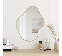 vidaXL Wall Mirror Gold 50x40 cm
