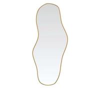 vidaXL Wall Mirror Gold 90x40 cm