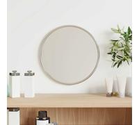 (silver, 20 cm) vidaXL Wall Mirror Round Bathroom Vanity Make up Mirror Multi Colours/Sizes