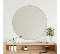vidaXL Wall Mirror Silver Ø 60 cm Round