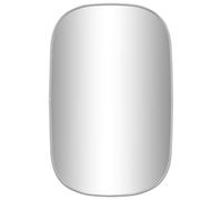 vidaXL Wall Mirror Silver 70x45 cm Bathroom Vanity Make up Cosmetic Mirror